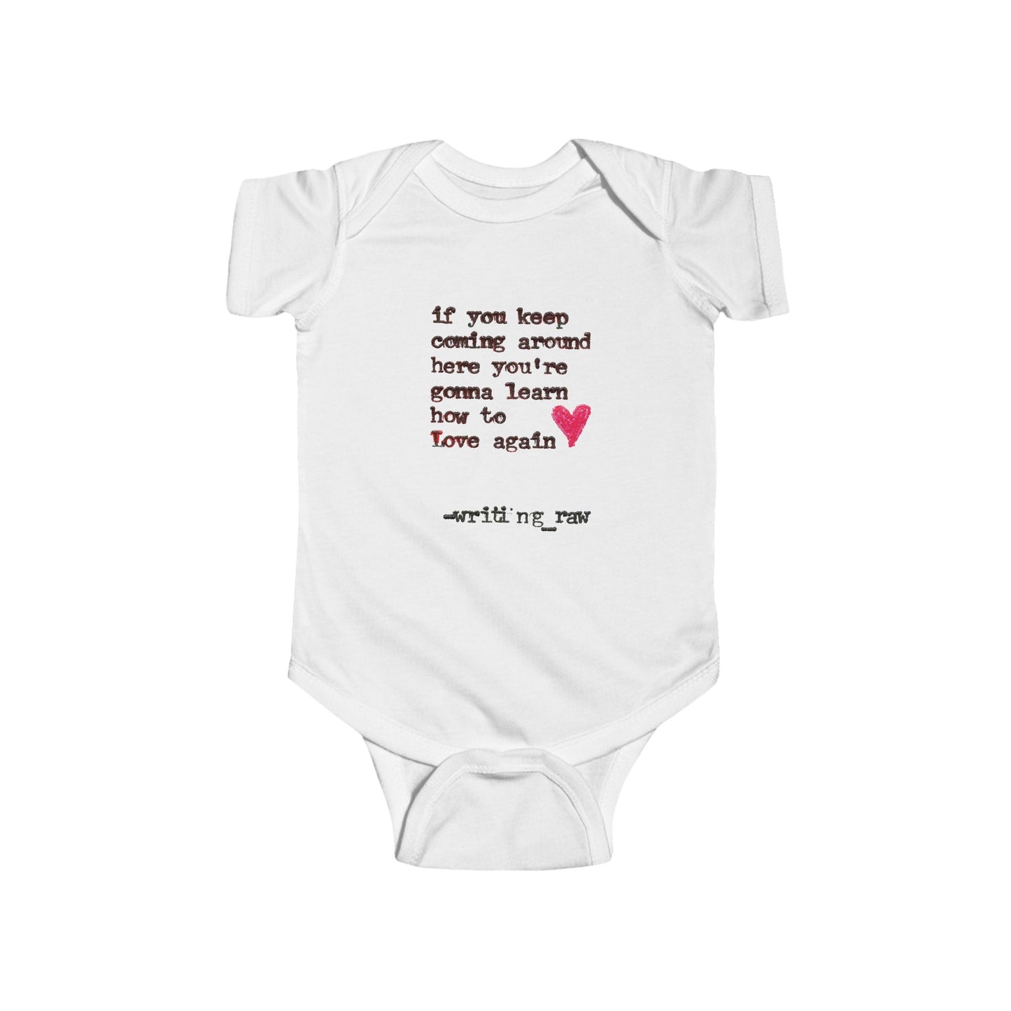 'Learn to Love Again' Onesie