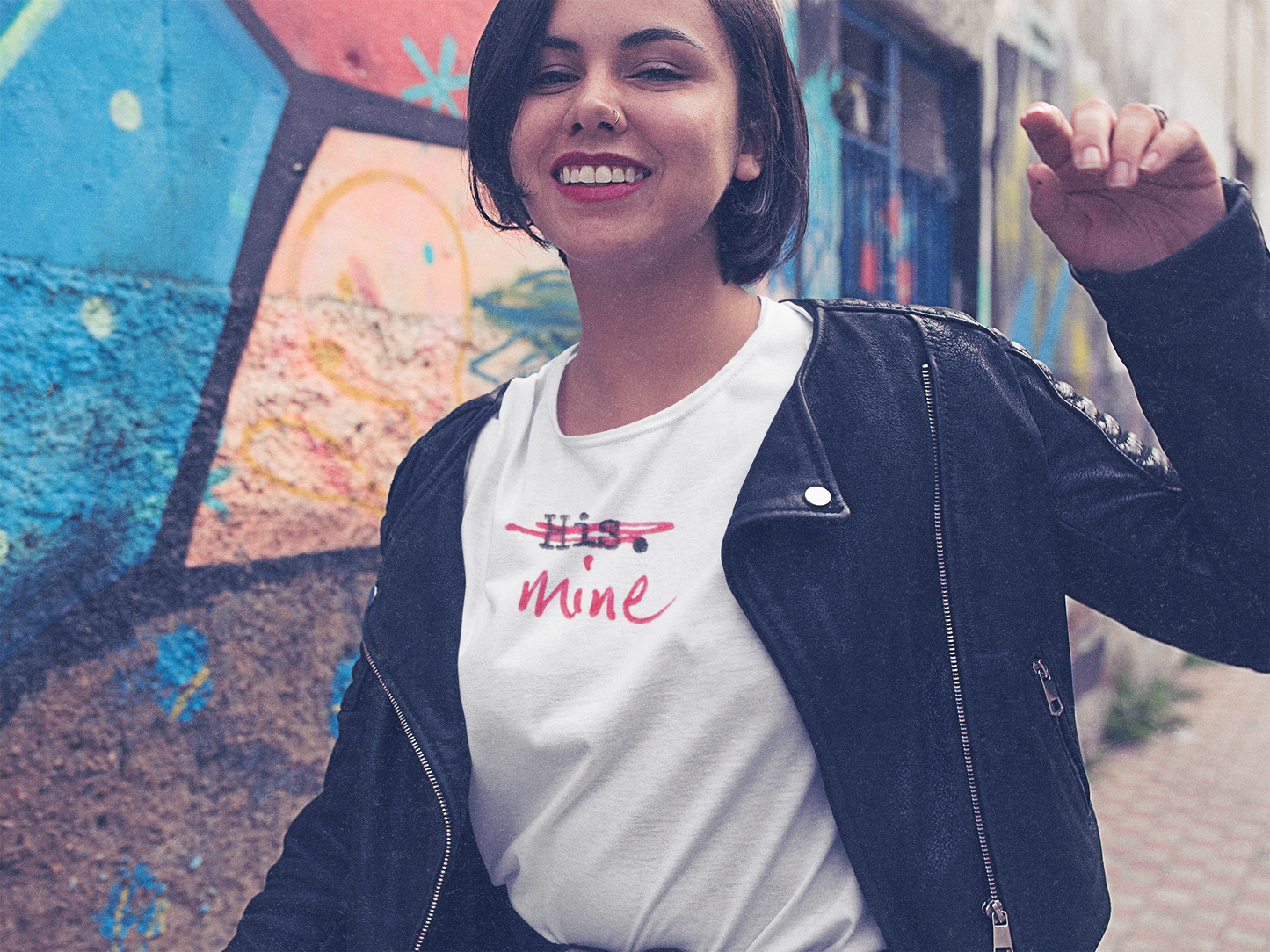 MINE | Hand-Printed Tee