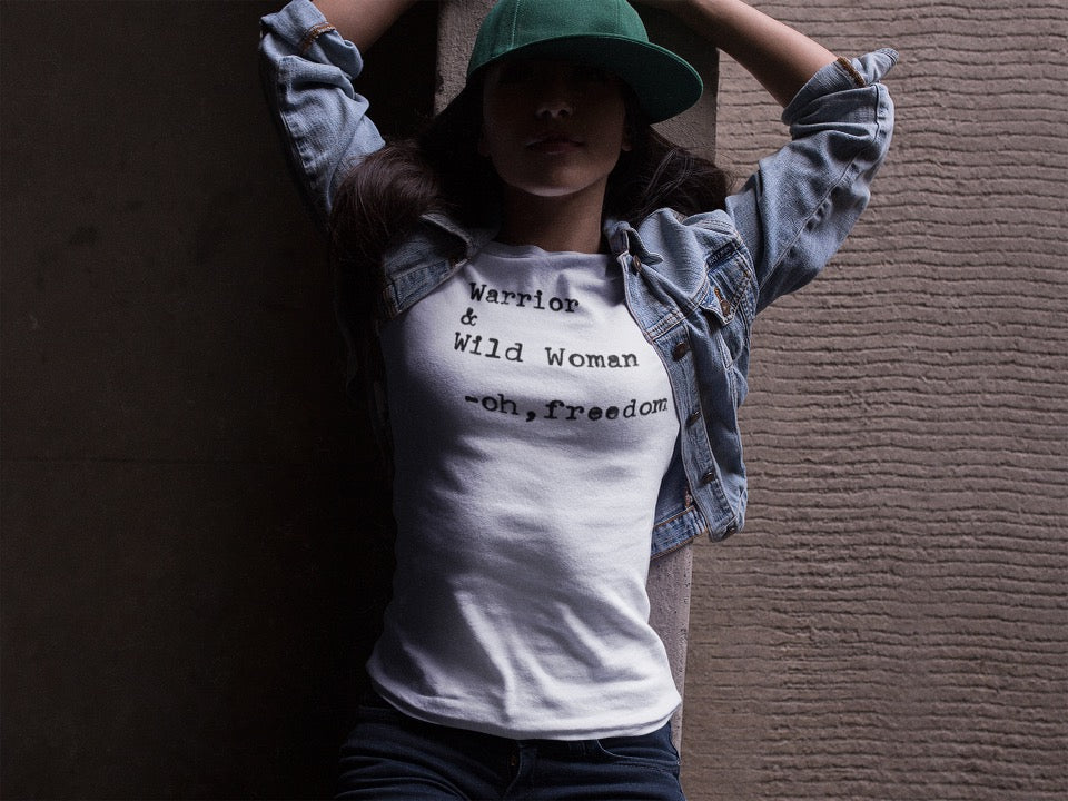 Warrior & Wild Woman | Hand-Printed Tee